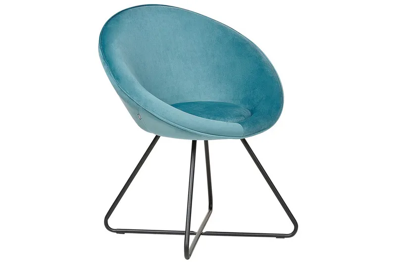 Spisestol Floby ll, Blå, sort