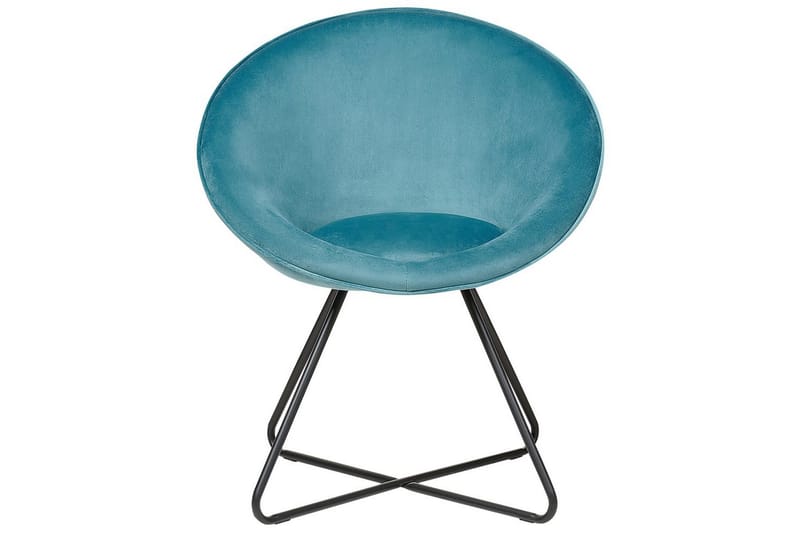 Spisestol Floby ll - Blå, sort - Møbler - Stole & lænestole - Lænestole