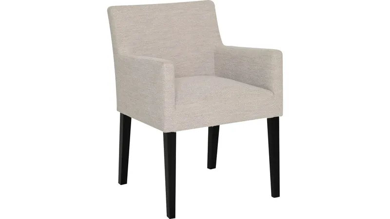Spisestol Hammar med Armlæn i Boucléstof, beige