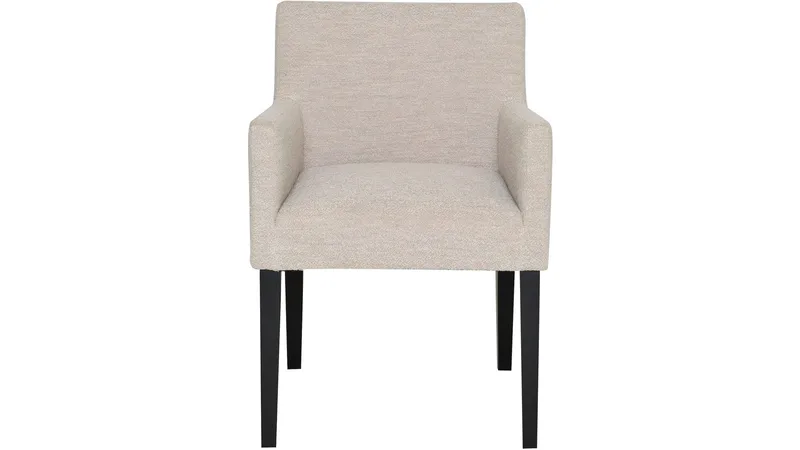 Spisestol Hammar med Armlæn i Boucléstof - beige - Møbler - Stole & lænestole - Spisebordsstole & køkkenstole