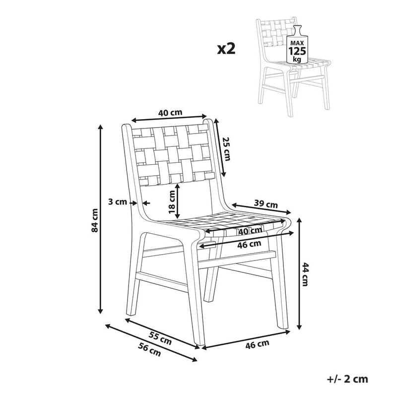 Spisestol Humble 2-pak - Møbler - Stole & lænestole - Spisebordsstole & køkkenstole