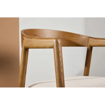Spisestol Långön - Mørkebrun - Møbler - Stole & lænestole - Armstole