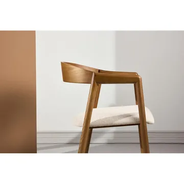 Spisestol Långön - Mørkebrun - Møbler - Stole & lænestole - Armstole