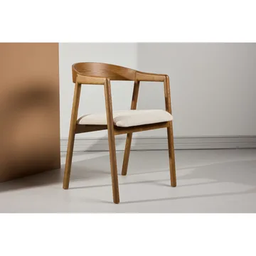 Spisestol Långön - Mørkebrun - Møbler - Stole & lænestole - Armstole