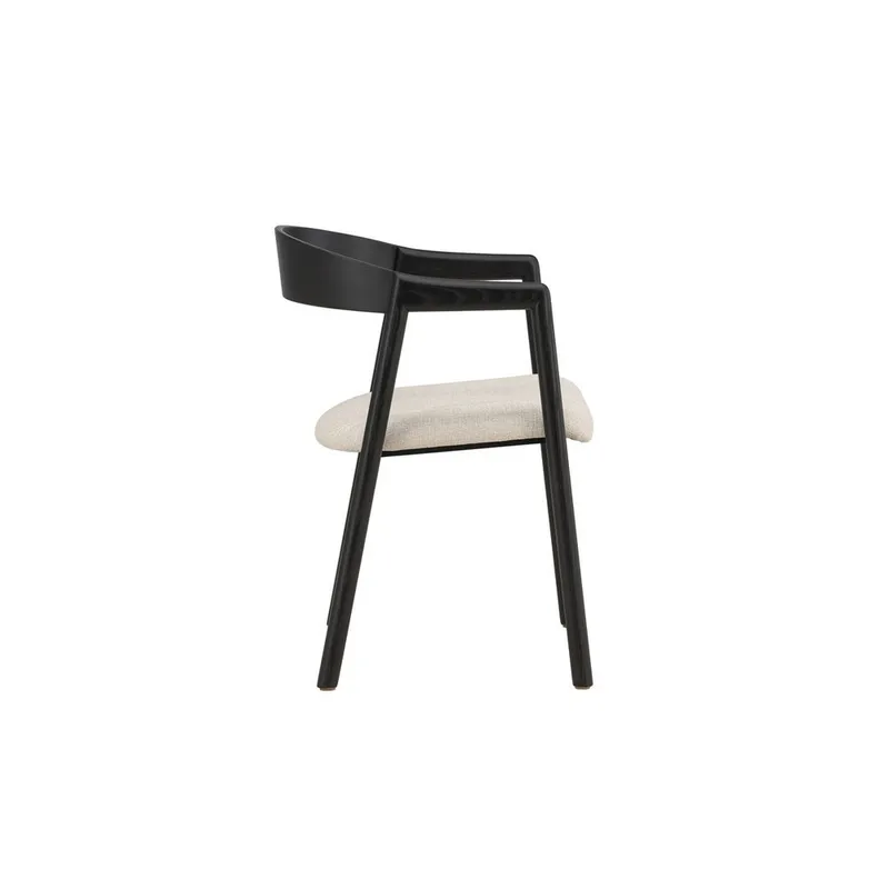 Spisestol Långön - Sort - Møbler - Stole & lænestole - Armstole