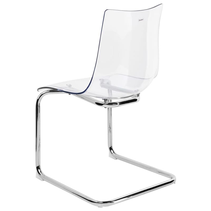 Spisestol Marshall 2-pak - Transparent, Sølv - Møbler - Stole & lænestole - Spisebordsstole & køkkenstole