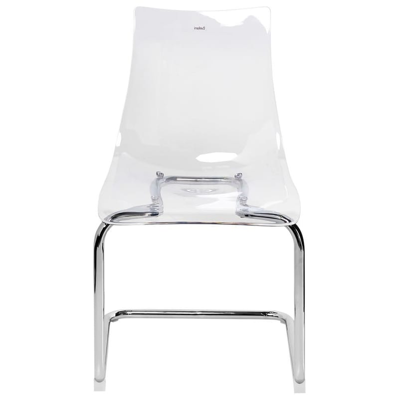 Spisestol Marshall 2-pak - Transparent, Sølv - Møbler - Stole & lænestole - Spisebordsstole & køkkenstole