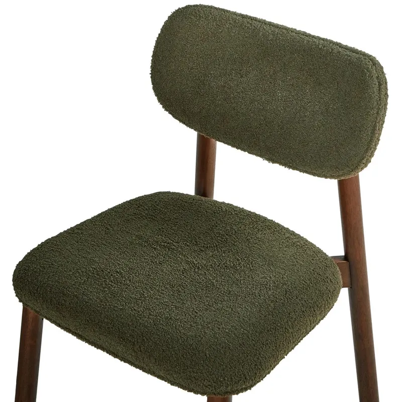 Spisestol Mills 2-pak - Brun, Grøn - Møbler - Stole & lænestole - Spisebordsstole & køkkenstole