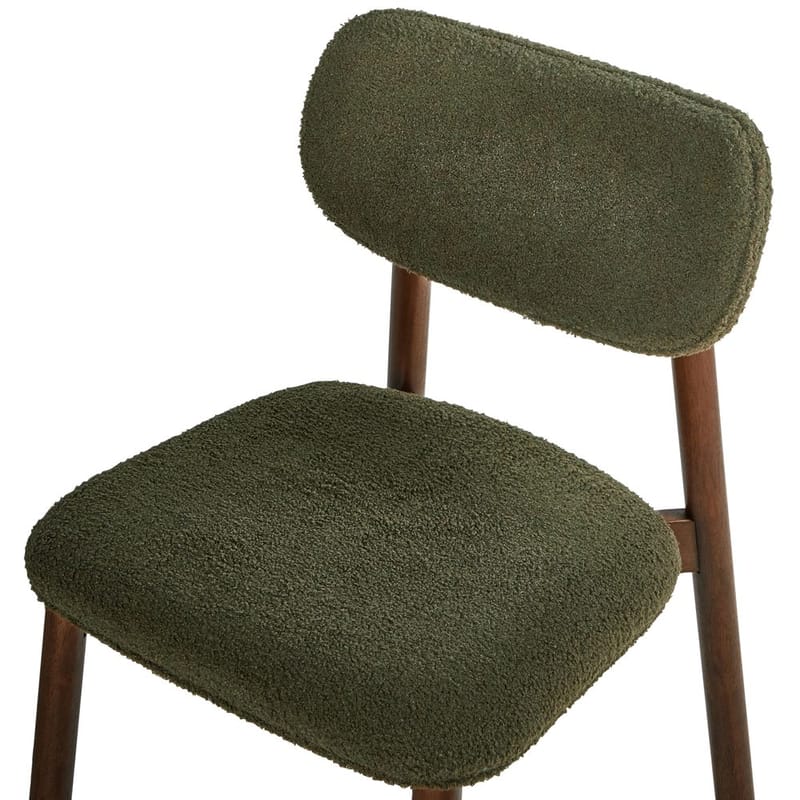 Spisestol Mills 2-pak - Brun, Grøn - Møbler - Stole & lænestole - Spisebordsstole & køkkenstole