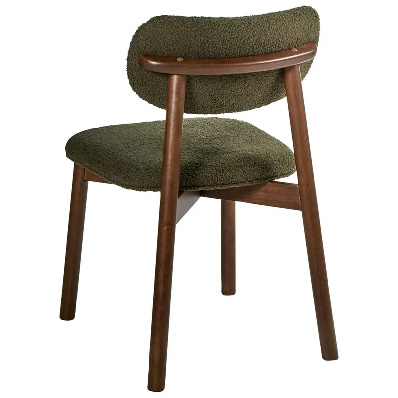 Spisestol Mills 2-pak - Brun, Grøn - Møbler - Stole & lænestole - Spisebordsstole & køkkenstole