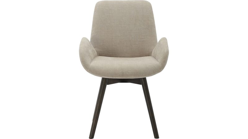 Spisestol NFG Camden med drejefunktion 2-pak beige/brun ek - beige/brun eg - Møbler - Stole & lænestole - Spisebordsstole & køkkenstole