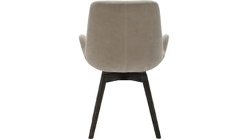 Spisestol NFG Camden med drejefunktion 2-pak beige/brun ek - beige/brun eg - Møbler - Stole & lænestole - Spisebordsstole & køkkenstole