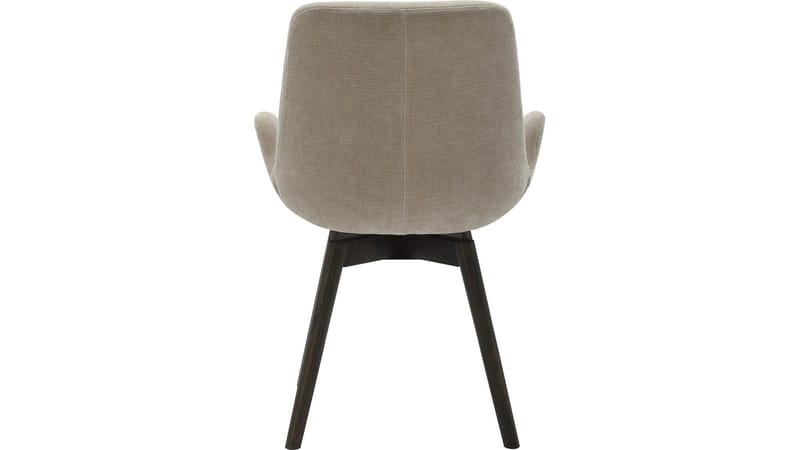 Spisestol NFG Camden med drejefunktion 2-pak beige/brun ek - beige/brun eg - Møbler - Stole & lænestole - Spisebordsstole & køkkenstole
