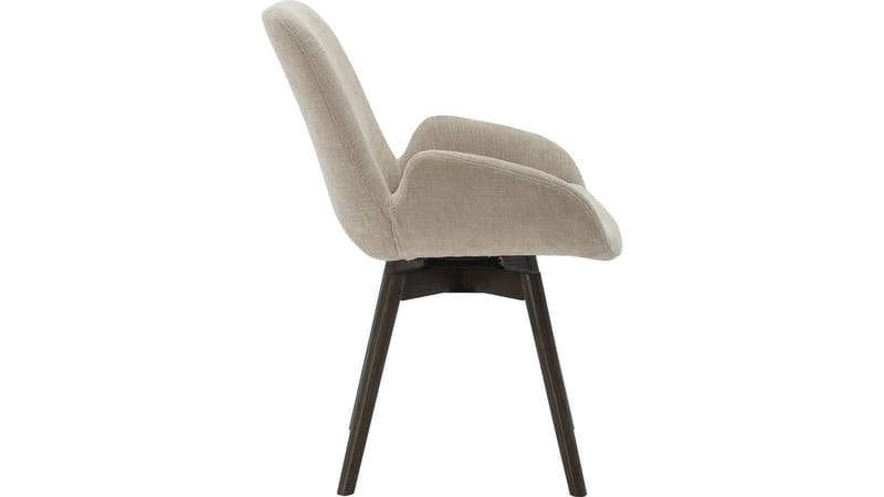 Spisestol NFG Camden med drejefunktion 2-pak beige/brun ek - beige/brun eg - Møbler - Stole & lænestole - Spisebordsstole & køkkenstole