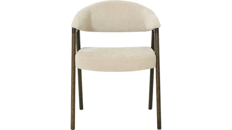 Spisestol NFG EDDA 2-pak creme/brunlackad ek - creme/brunlakeret eg - Møbler - Stole & lænestole - Spisebordsstole & køkkenstole