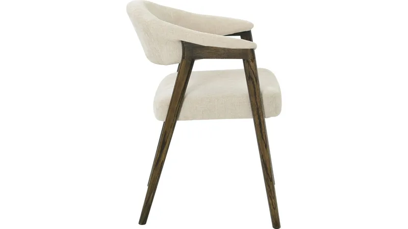 Spisestol NFG EDDA 2-pak creme/brunlackad ek - creme/brunlakeret eg - Møbler - Stole & lænestole - Spisebordsstole & køkkenstole
