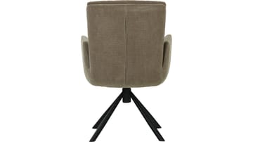Spisestol NFG Remy 2-pak med drejefunktion Grå/beige - Grå/beige - Møbler - Stole & lænestole - Spisebordsstole & køkkenstole