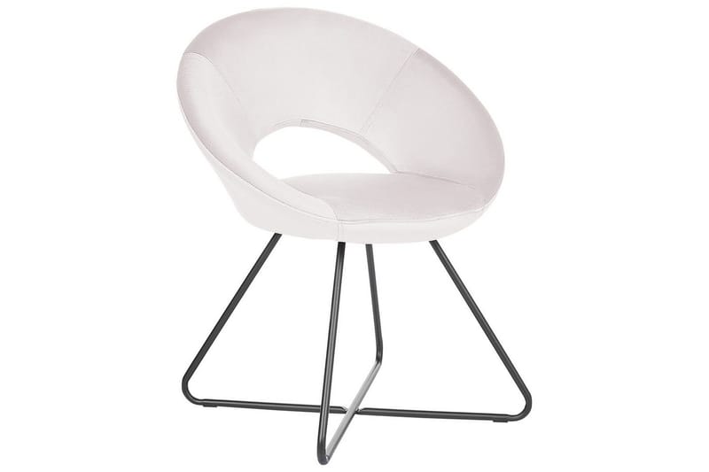 Spisestol Rachel, Off-white, Sort