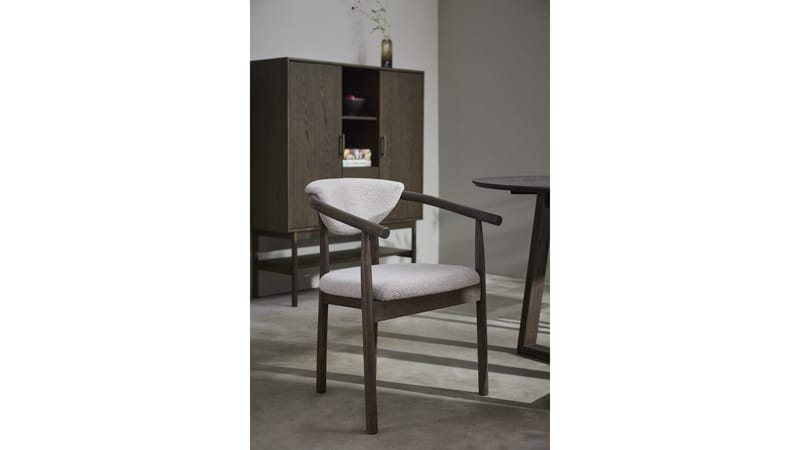 Spisestol Selvik i Beige Bouclé - beige - Møbler - Stole & lænestole - Spisebordsstole & køkkenstole