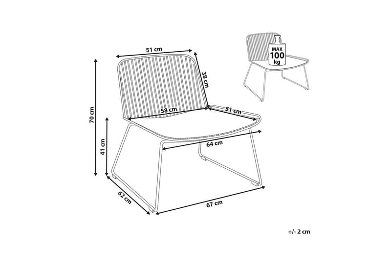 Spisestol Snorum - Guld, sort - Møbler - Stole & lænestole - Spisebordsstole & køkkenstole