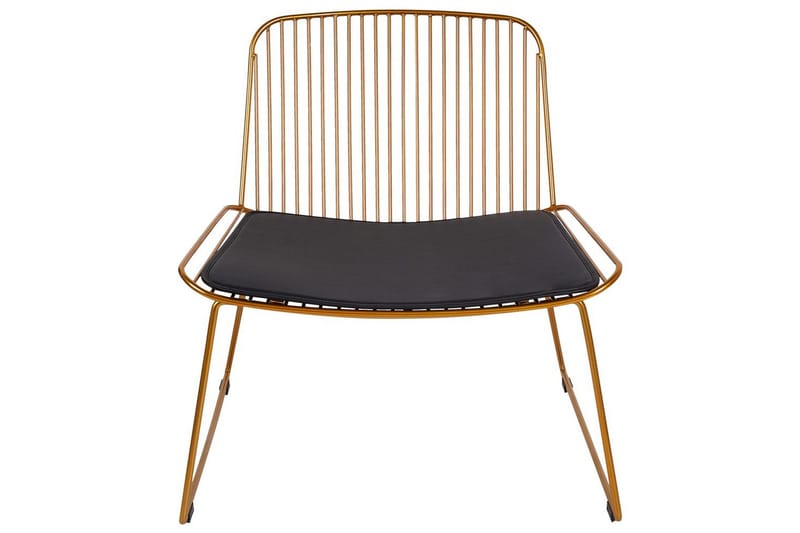 Spisestol Snorum - Guld, sort - Møbler - Stole & lænestole - Spisebordsstole & køkkenstole