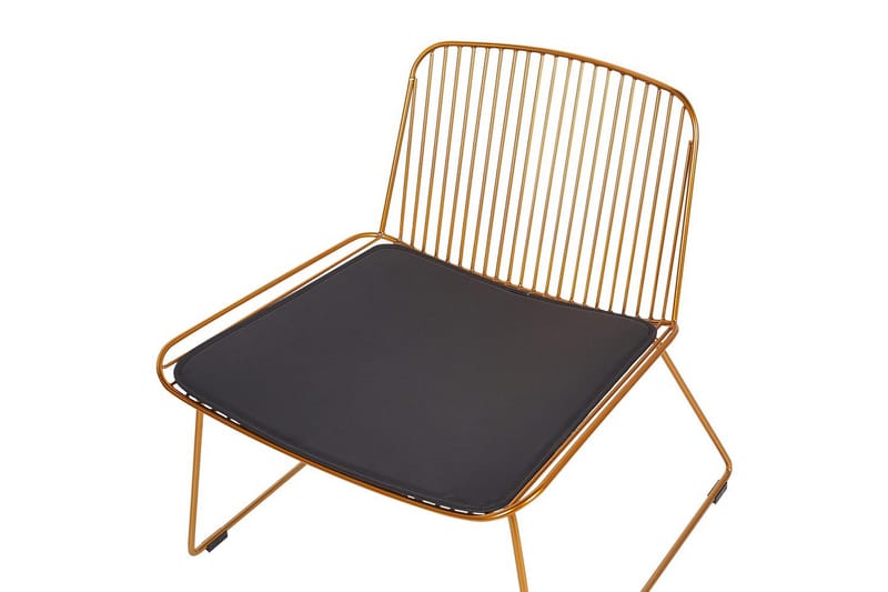 Spisestol Snorum - Guld, sort - Møbler - Stole & lænestole - Spisebordsstole & køkkenstole
