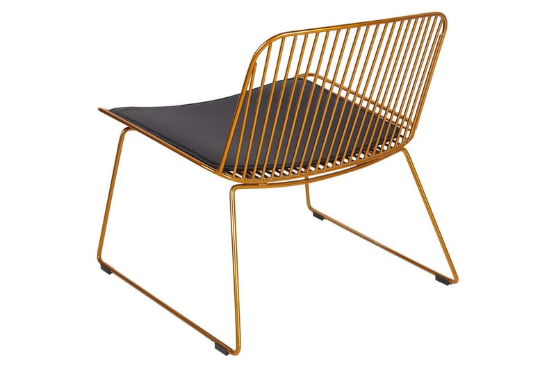 Spisestol Snorum - Guld, sort - Møbler - Stole & lænestole - Spisebordsstole & køkkenstole