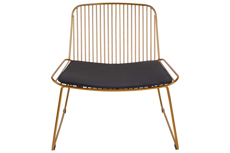 Spisestol Snorum - Guld, sort - Møbler - Stole & lænestole - Spisebordsstole & køkkenstole