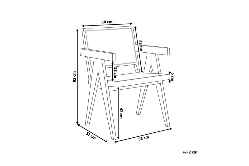 Spisestol Westbrook - Naturligt, lyst træ, Naturlig, lyst træ - Møbler - Stole & lænestole - Spisebordsstole & køkkenstole