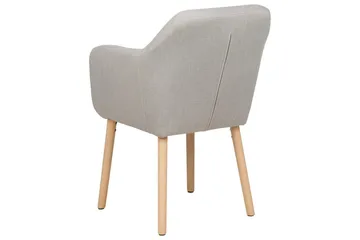 Spisestol Yorkville ll - Beige, lyst træ - Møbler - Stole & lænestole - Spisebordsstole & køkkenstole
