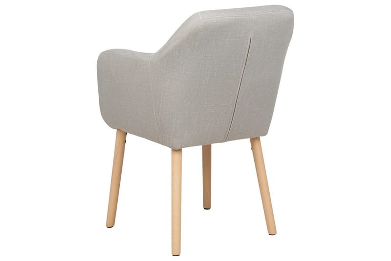 Spisestol Yorkville ll - Beige, lyst træ - Møbler - Stole & lænestole - Spisebordsstole & køkkenstole