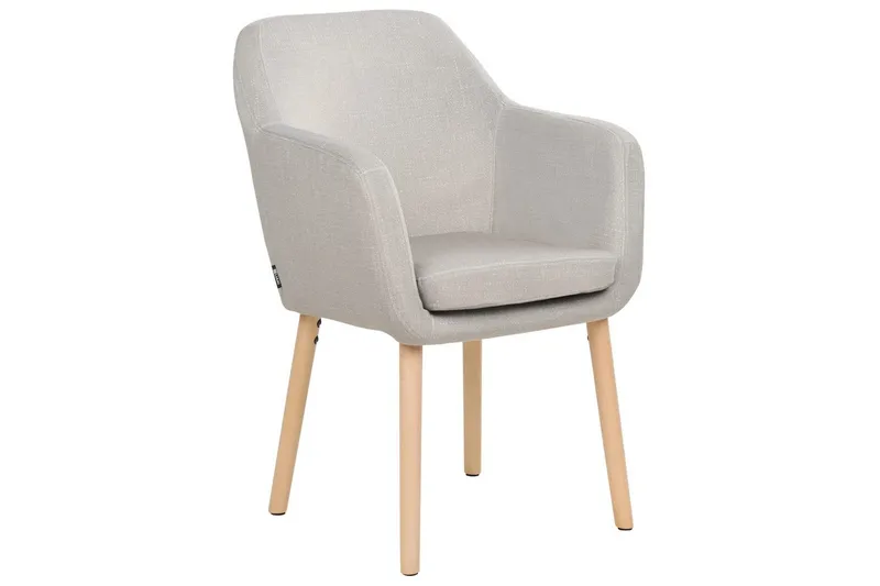 Spisestol Yorkville ll, Beige, lyst træ