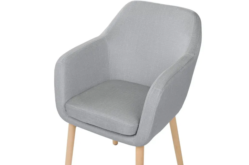 Spisestol Yorkville ll - Grå, lyst træ - Møbler - Stole & lænestole - Spisebordsstole & køkkenstole