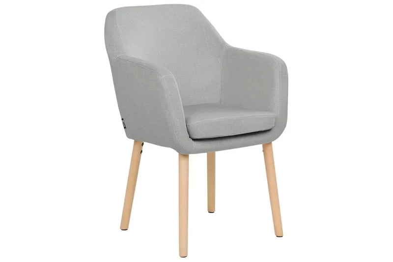 Spisestol Yorkville ll, Grå, lyst træ