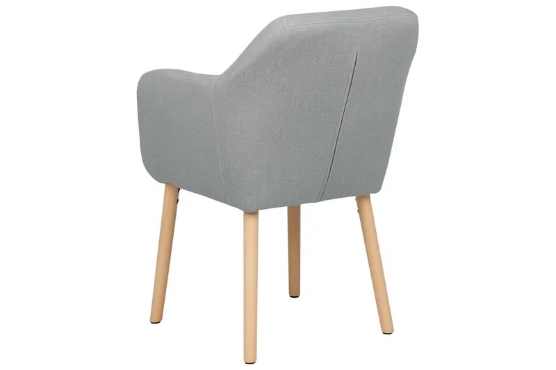 Spisestol Yorkville ll - Grå, lyst træ - Møbler - Stole & lænestole - Spisebordsstole & køkkenstole