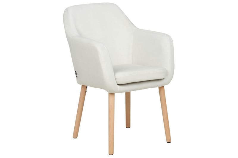 Spisestol Yorkville ll, Hvid, lyst træ