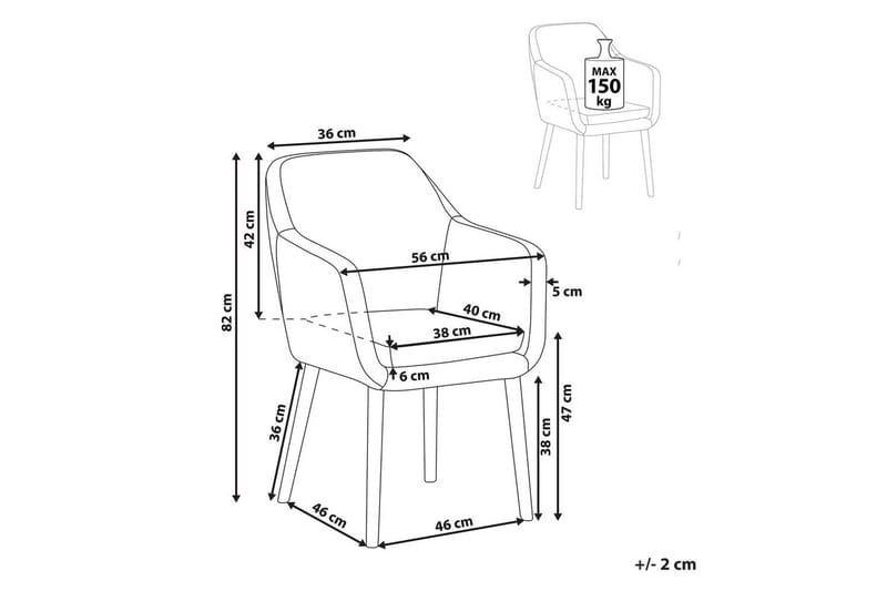Spisestol Yorkville ll - Hvid, lyst træ - Møbler - Stole & lænestole - Spisebordsstole & køkkenstole