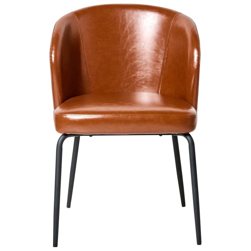 Spisestol Zana 2-pak - Brun, Sort - Møbler - Stole & lænestole - Spisebordsstole & køkkenstole