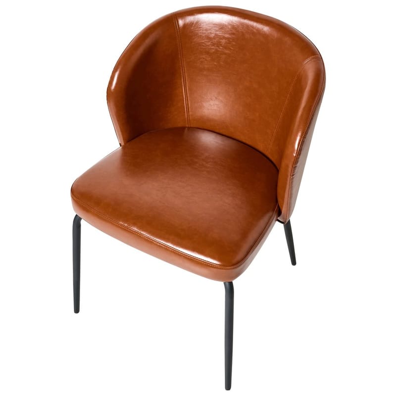 Spisestol Zana 2-pak - Brun, Sort - Møbler - Stole & lænestole - Spisebordsstole & køkkenstole