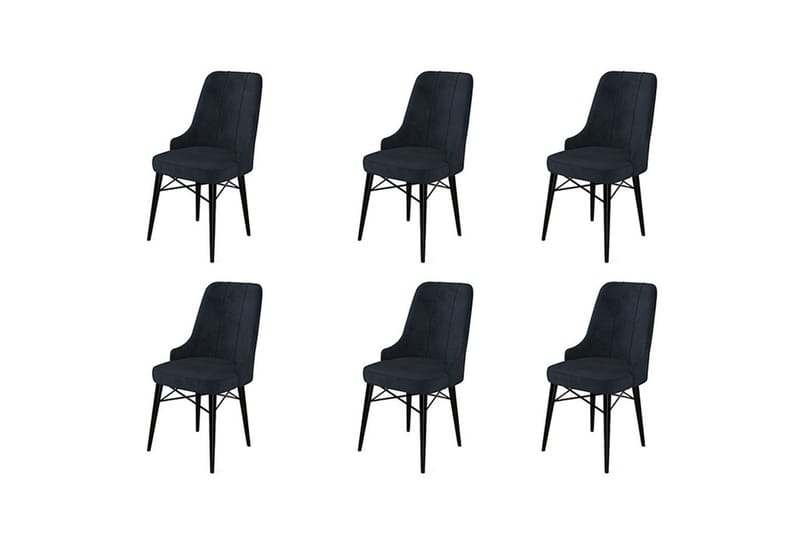 Spisestole Jandela Antracit / Sort, Antracit / Sort