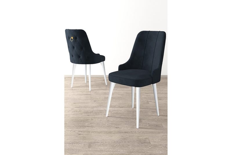 Spisestole Jebi Antracit / Hvid - Antracit / Hvid - Møbler - Stole & lænestole - Spisebordsstole & køkkenstole