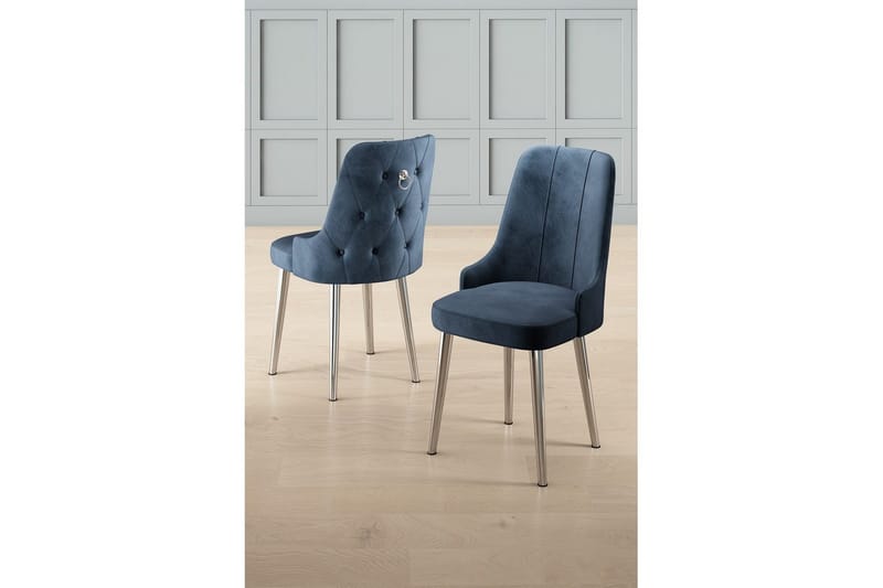 Spisestole Jebi Antracit / Krom - Antracit / Krom - Møbler - Stole & lænestole - Spisebordsstole & køkkenstole