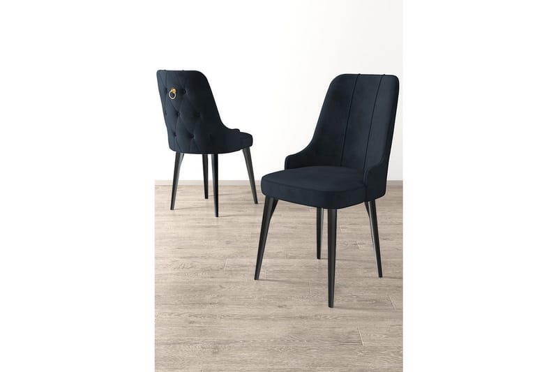 Spisestole Jebi Antracit / Sort - Antracit / Sort - Møbler - Stole & lænestole - Spisebordsstole & køkkenstole