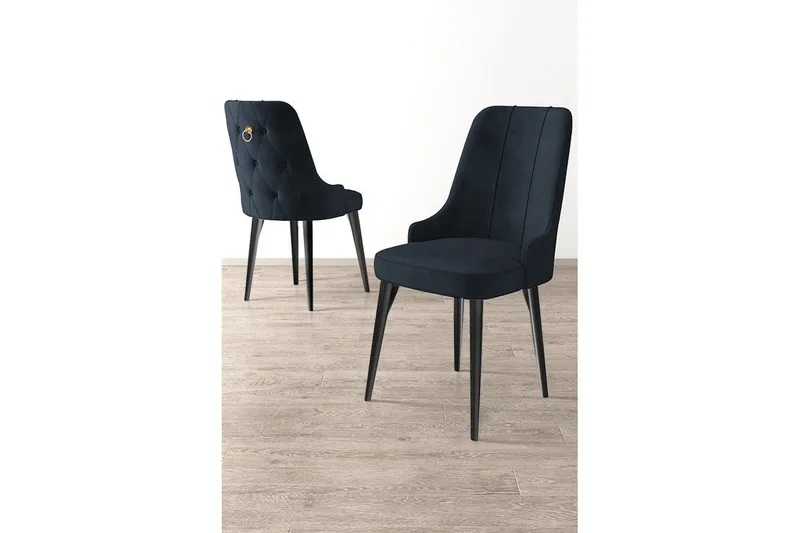 Spisestole Jebi Antracit / Sort - Antracit / Sort - Møbler - Stole & lænestole - Spisebordsstole & køkkenstole