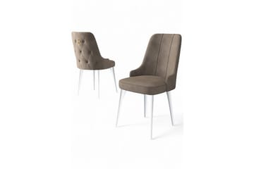 Spisestole Jebi Cappuccino / Hvid