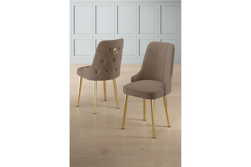 Spisestole Jebi Cappuccino / Rany - Cappuccino / Rany - Møbler - Stole & lænestole - Spisebordsstole & køkkenstole