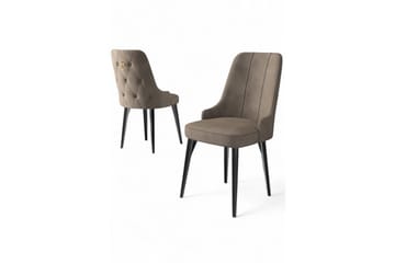 Spisestole Jebi Cappuccino / Sort