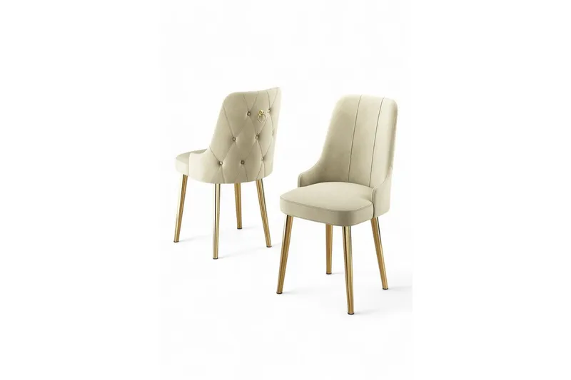 Spisestole Jebi Creme / Rany - Creme / Rany - Møbler - Stole & lænestole - Spisebordsstole & køkkenstole