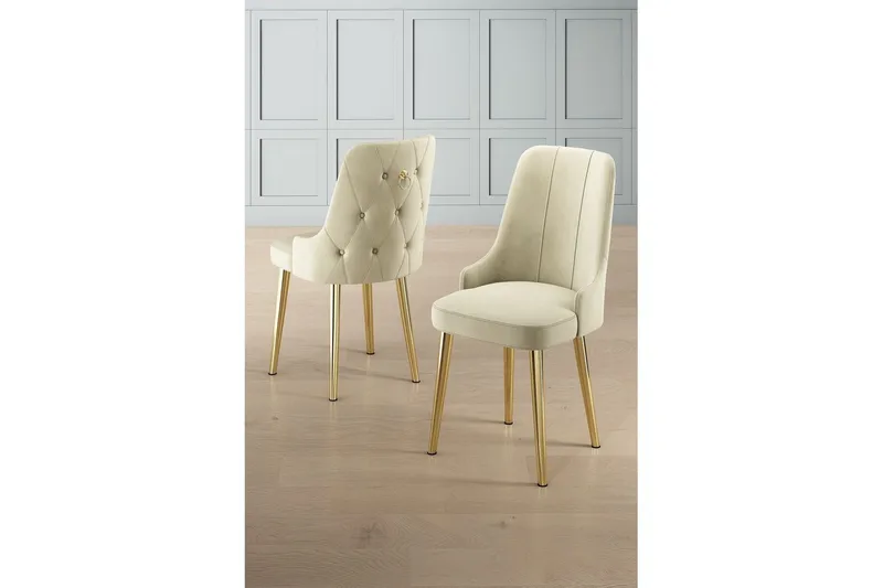 Spisestole Jebi Creme / Rany - Creme / Rany - Møbler - Stole & lænestole - Spisebordsstole & køkkenstole