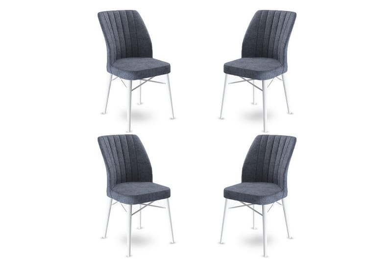 Spisestole Miraen Fume / Hvid - Fume / Hvid - Møbler - Stole & lænestole - Spisebordsstole & køkkenstole